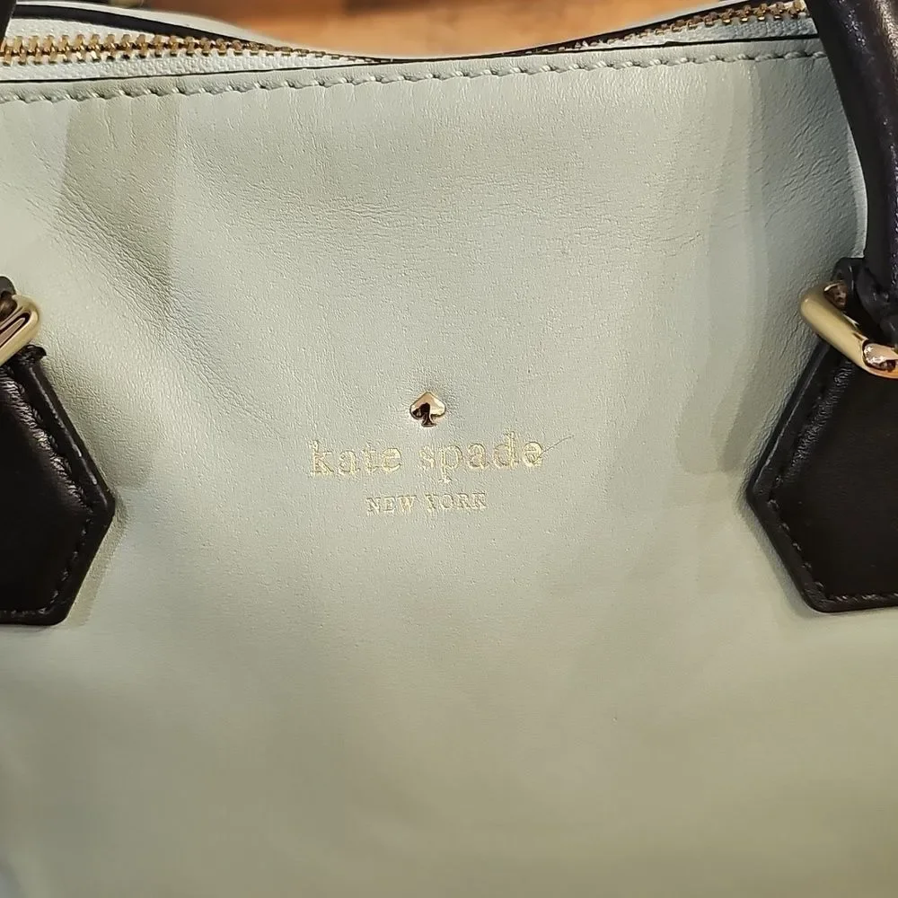 KATE SPADE Catherine Street Pippa Dusty‎ Mint Satchel Coastal Purse Preppy Chic